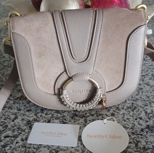 See By Chloe Beige Crossbody Bag